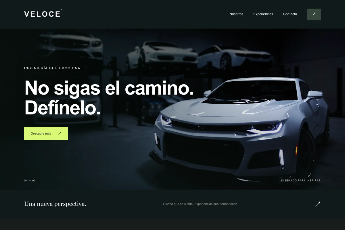 Vista de escritorio de Nexa Automotive 01